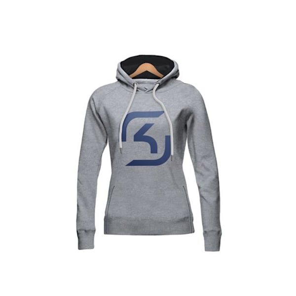 Hætte sweatshirt - SK Gaming - Dame - Grå - Bomuld-polyester - Lange ærmer Grå jag