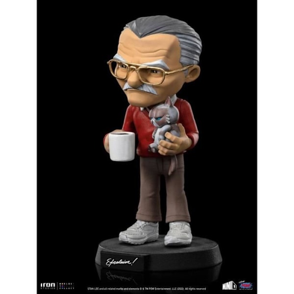 Figuriini - IRON STUDIOS - STAN LEE KAMALAN KISSAN KANSSA - Marvel - Iron Studios Mini Co. - 15 vuotta - Sisätila - Sekä pojille että tytöille