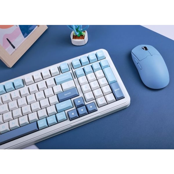 Langaton pelinäppäimistö - MCHOSE - K99 - RGB - 98% - Taivaan sininen