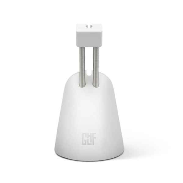 FragON - Tower Mouse Bungee med 3 farverige klip, musekabelstyringsenhed, PC Gaming Mouse Bungee Vit