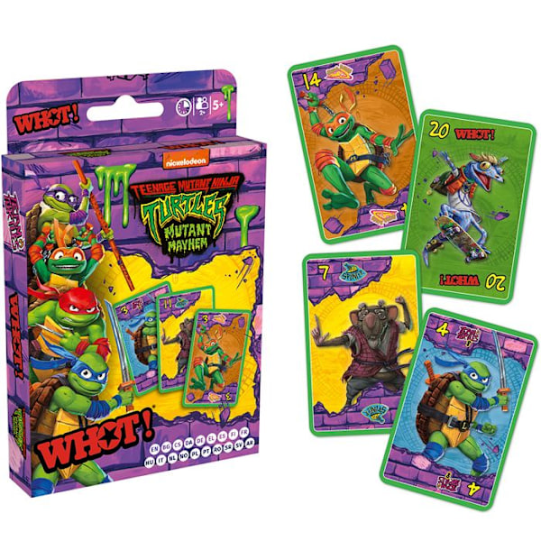 Sällskapsspel Teenage Mutant Ninja Turtles - WHOT flerspråkig - Winning Moves Flerfärgad