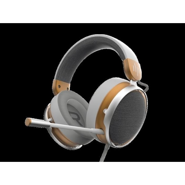 Langallinen kuulokemikrofoni - Dark Project - SONO - 53 mm - Irrotettava mikrofoni - Valkoinen