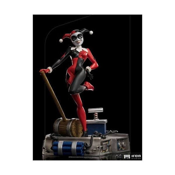 Patsas - IRON STUDIOS - Batman Animoitu Sarja - Harley Quinn - 1/10 Taide Skaala - 20 cm