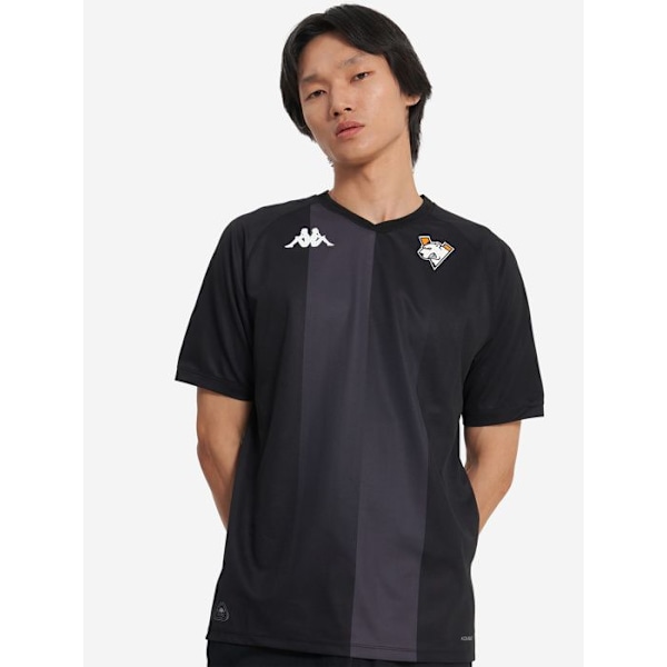 Maillot Virtus.pro Kappa 2024/2025 sort, størrelse XS Svart XS