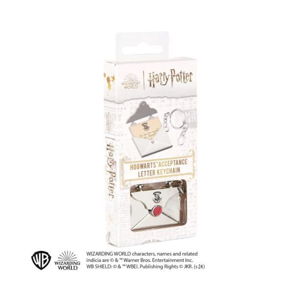Noble Collection - Harry Potter - Poudlardin hyväksymiskirje - Metallinen avaimenperä