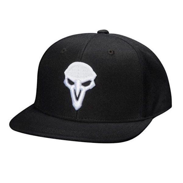 Jinx Overwatch Back from the Grave musta snapback-lippis akryylia ja villaa Svart
