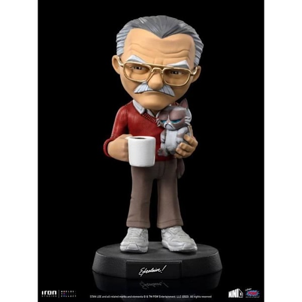 Figuriini - IRON STUDIOS - STAN LEE KAMALAN KISSAN KANSSA - Marvel - Iron Studios Mini Co. - 15 vuotta - Sisätila - Sekä pojille että tytöille
