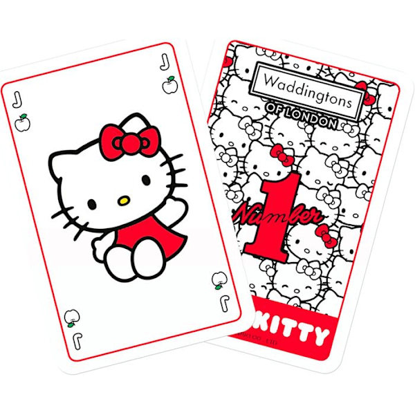 Winning Moves Hello Kitty - Waddingtons Numero 1 Pelikortit Englantilaiset Flerfärgad