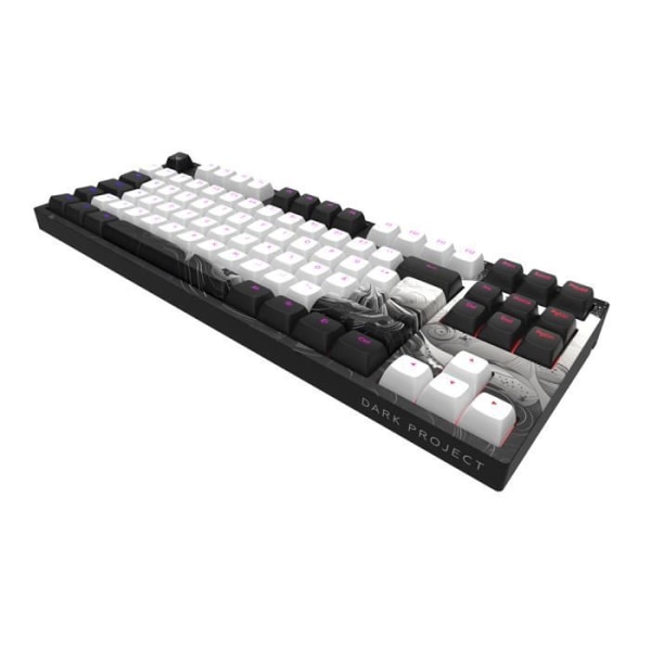 Dark Project - 87 Ink Gaming Keyboard, TKL, 87 Keys, G3MS Sapphire Mechanical Switches, Greased Stabilizers, RGB