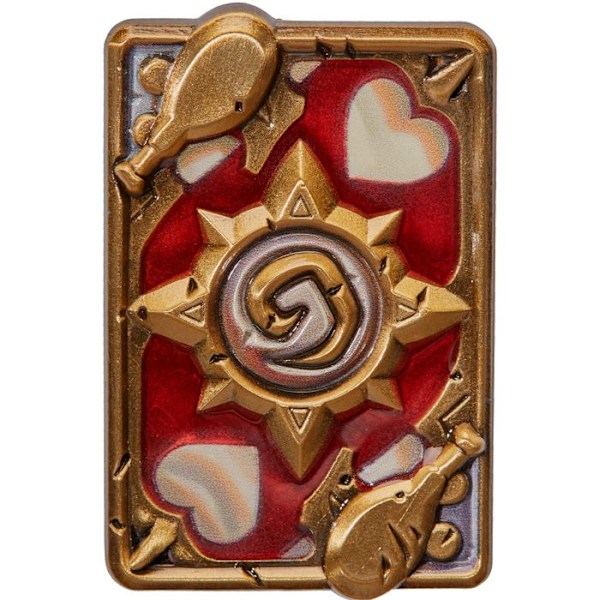Knapp - Blizzard - Hearthstone - Begränsad utgåva - 7x5 cm - Guldmetall