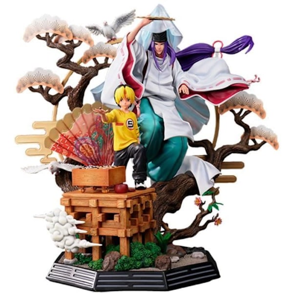 Statuette - HIKARU NO GO - Shindou Hikaru & Fujiwara no Sai - Polystone, Resin, PU & PVC - 52 x 55 x 43 cm