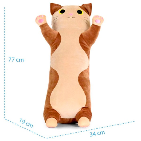 Pehmopesä - WP MERCHANDISE - Kitty huggy - 77 cm - Monivärinen - Konepestävä 30°C:ssa