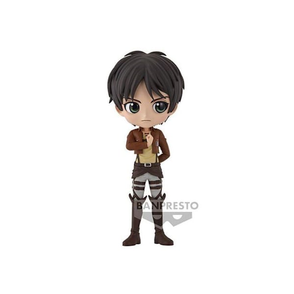 Statue - BANPRESTO - Eren Yeager Vol.2 - 13cm - PVC - Sort sort