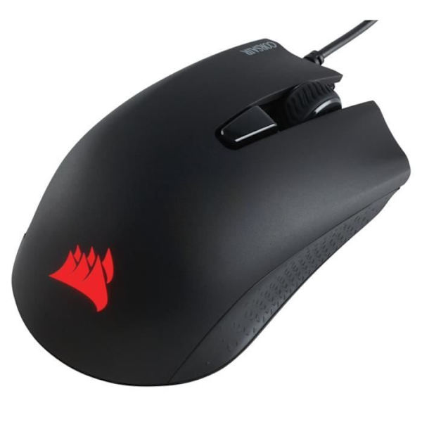 CORSAIR HARPOON RGB PRO FPS / MOBA Optical Gaming Mouse - Bakgrundsbelyst RGB LED Bakgrundsbelyst - 12000 DPI - Svart (CH-9301111-EU)