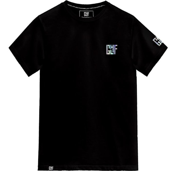 FragON - Holografisk Logo Unisex T-shirt Sort, 2XL Svart XXL