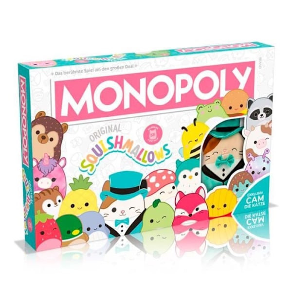 Brädspel - VINNANDE RÖTTER - Monopol - Squishmallows SV WIN0652 - Inomhus - Barn - Brädspel