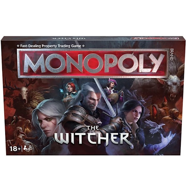 Monopolspel - Vinnande drag The Witcher