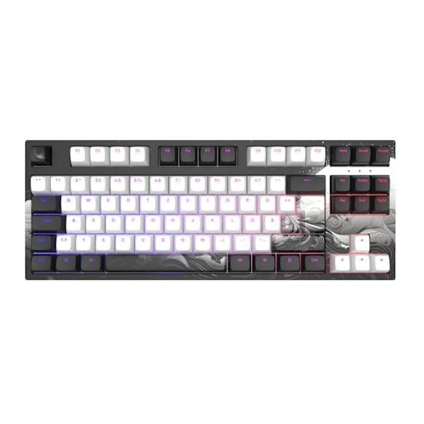 Dark Project - 87 Ink Gaming Keyboard, TKL, 87 Keys, G3MS Sapphire Mechanical Switches, Greased Stabilizers, RGB