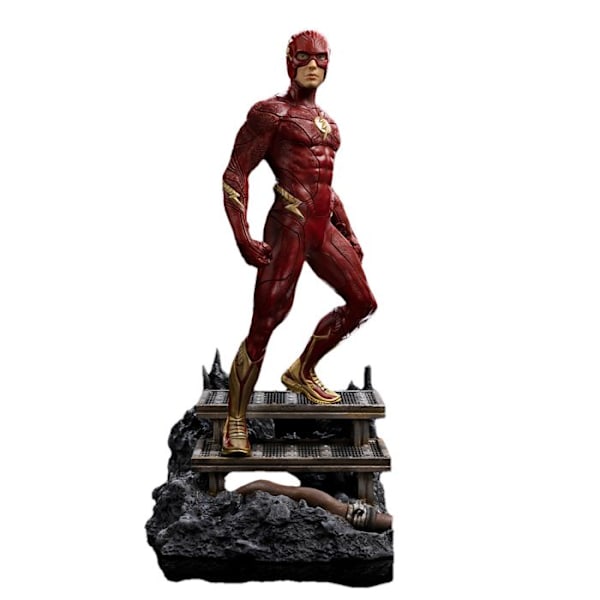 Statue af Flash 1/10 Iron Studios Flerfärgad