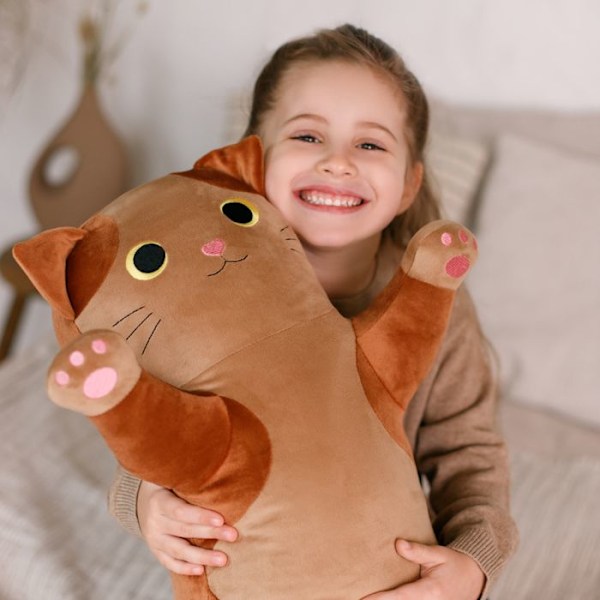 Pehmopesä - WP MERCHANDISE - Kitty huggy - 77 cm - Monivärinen - Konepestävä 30°C:ssa
