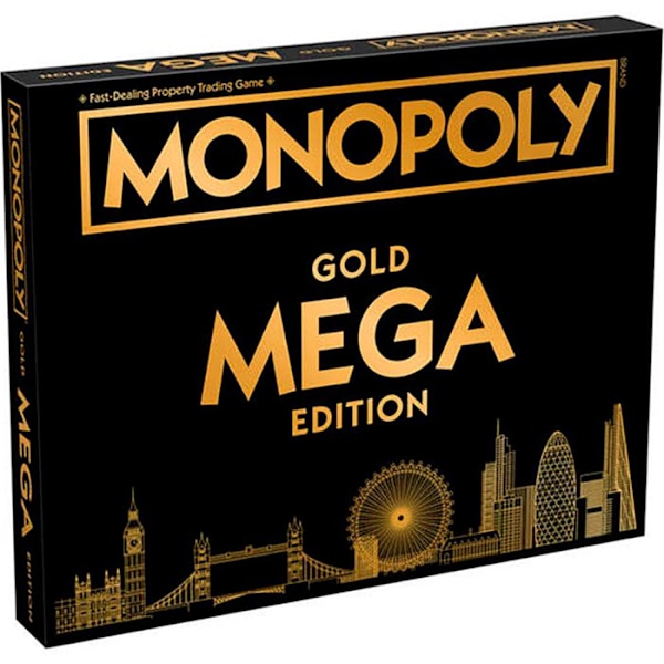 Vinnande Drag Mega Guld - Monopoly Engelsk UK Grön
