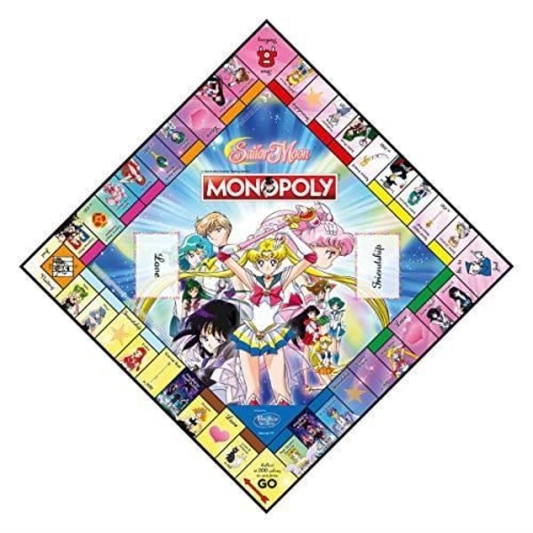 Bestilspil - WINNING MOVES - Sailor Moon Monopoly - Blandet - Fra 8 år - 60 min