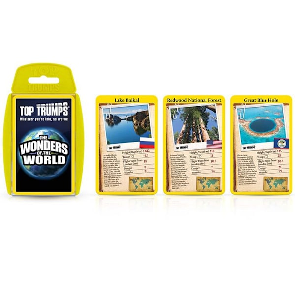 Winning Moves Världens Underverk - Top Trumps Brädspel [ENG]
