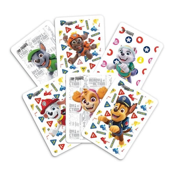 "Match La Pat'Patrouille Dino Pelastaminen - Lautapeli - WINNING MOVES - Havainnointiin ja taktiikkaan perustuva peli" Röd