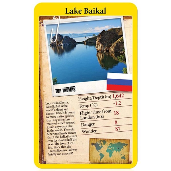 Winning Moves Världens Underverk - Top Trumps Brädspel [ENG]