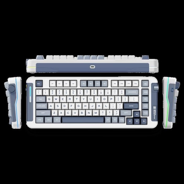 Trådlöst spelklaviatur - MCHOSE - X75 - RGB - 75% - Marinblå