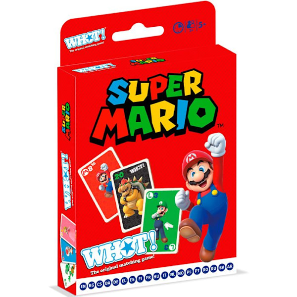 Bordspil - WHOT flersproget - Super Mario - Winning Moves Flerfärgad