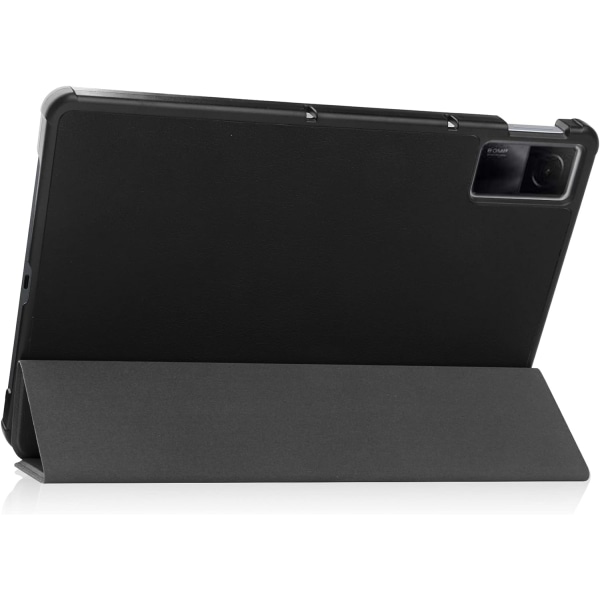 Etui for Xiaomi Redmi Pad 2022 10,61 tommers nettbrett med automatisk vekk/søvnsfunksjon, svart beskyttende deksel for Redmi Pad 10,61 tommers nettbrett 2022