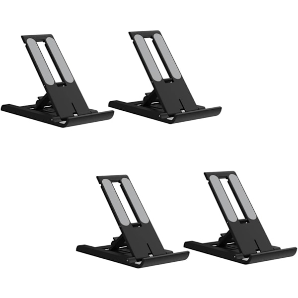 4pcs Desktop Phone Holder Smartphone Stand Mobile Phone Holder Folding Bracket Cell Phone Stand Tabletop Phone Holder Smartphone Desktop Holder