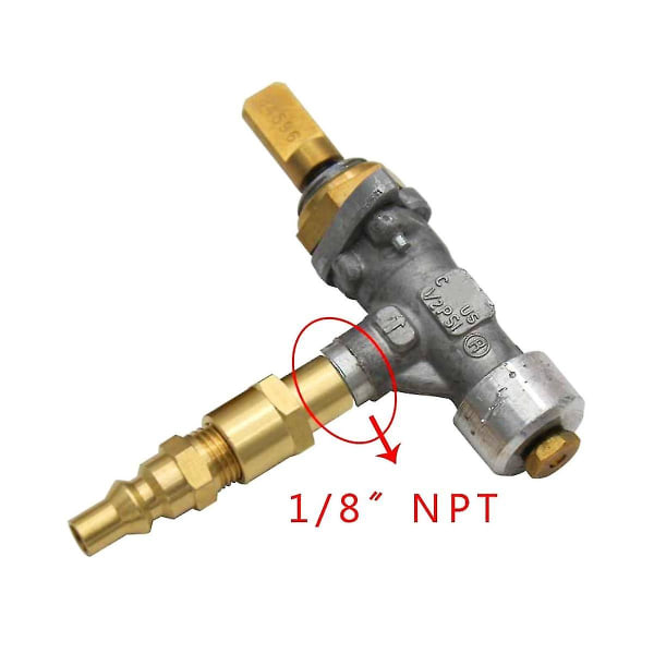 1/4 tommer RV hurtigkobling adapter erstatning for Q 100, 1000, 200, 2000, 1200, 2200 bærbar gas G As Shown