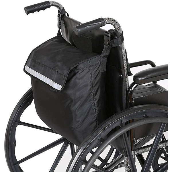 Universal vandtæt kørestolsrygsæk, mobilitetshjælp og tilbehør til ældre, passer til de fleste scootere og rollatorer