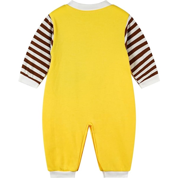 Nyfødt Baby Drenge Piger Bomuld Romper Pyjamas Sleepsuit Tegneserie Outfits Bun 6-9months