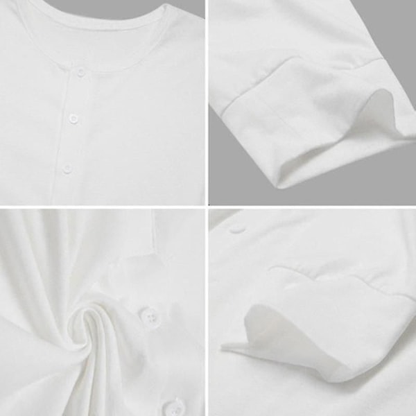 Herre Heldragt Lange Underbukser Nat Pyjamas Jsir Black L