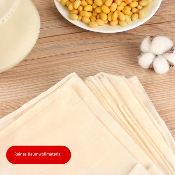 Sturdy Cheesecloth with Drawstring, Reusable Cheesecloth, For Straining, Soaking, Brewing, Cooking, Steaming, Sprouting, And More, Wide Use, 30