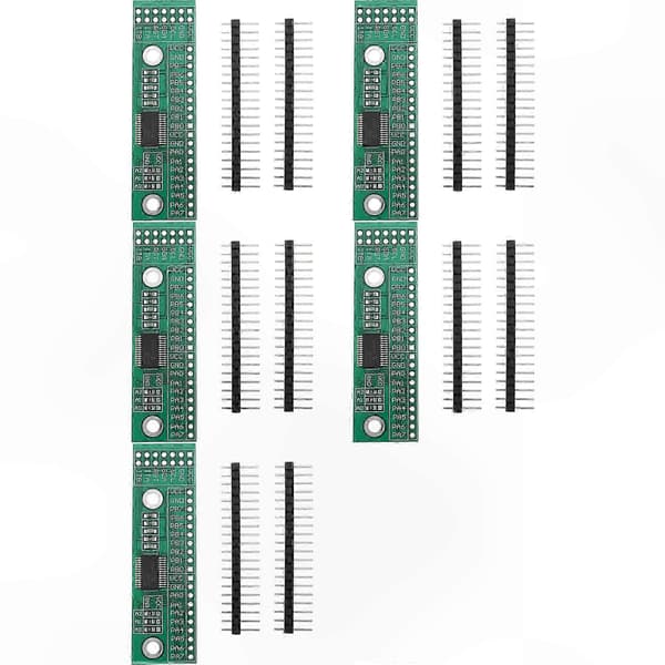 5 STK 16BIT I2C GPIO Extender Breakout PCB med MCP23017 Chipset til Indlejrede Automationssystemer