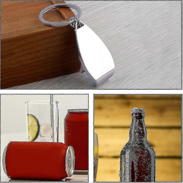 Nøglering Flaskeåbner Mini Flaskeåbner