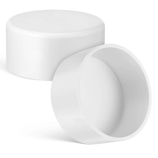2 stk. rør endestykker PVC rør endepropper rørkoblinger muffe vannrør avløpshette rør endetetningshette adapter sprinklerhetter