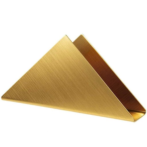 1pcs Napkin Dispenser, Vertical Napkin Holder, Metal Paper Napkin Holder, Durable Simplicity Stainless Steel (gold)