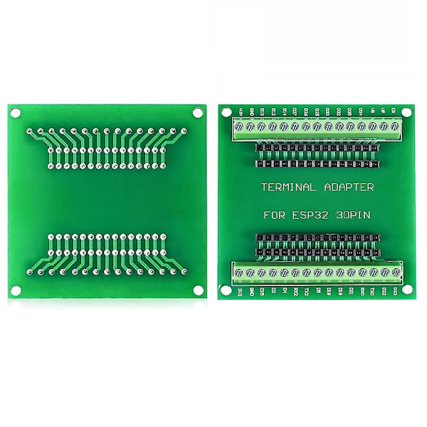 ESP32 Expansionskort 30Pin GPIO Breakout Board Kompatibel med 30 Pins ESP32 Utvecklingskort Green