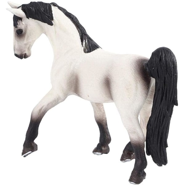 Zerodis Dyrefigur Legetøj, Simulering Hvid Hest Model Dyreliv Væsener Statue Tidligt pædagogisk legetøj Legetøj til børn Børn Gave