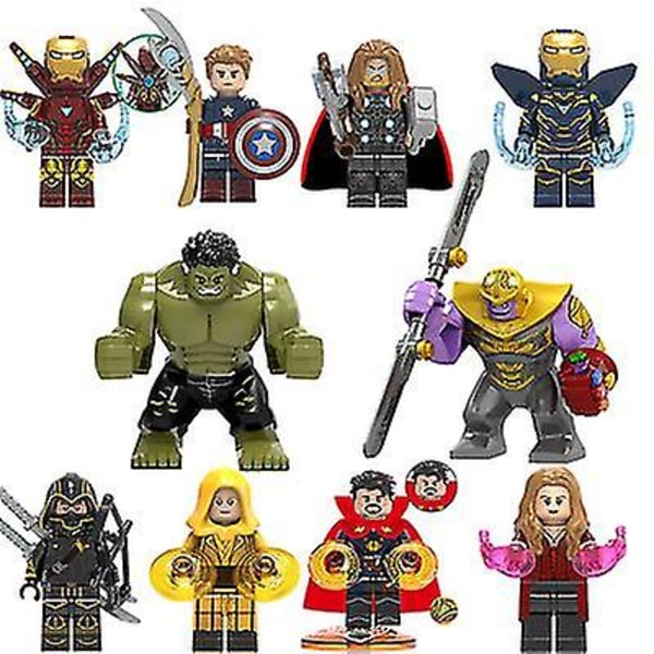 Avengers byggeklodser Minifigur samlet legetøj