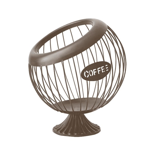 Espressokapselholder Beholderdisk Kaffeputeholder Snack Fruktbeholder Kjøkkentilbehør Kaffefarge Coffee color