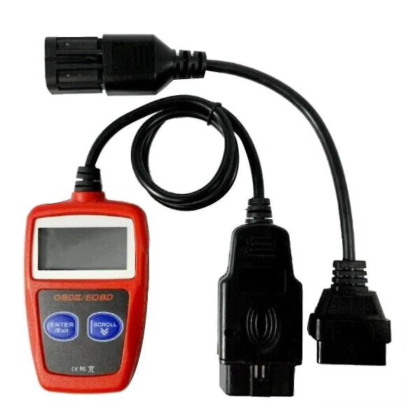 Obd Atv Motorcycle Connection Cable Obd2 To 8 Pin Diagnostic Adapter+ms309 Obd2 Scanner Multilangua-yuyu Red