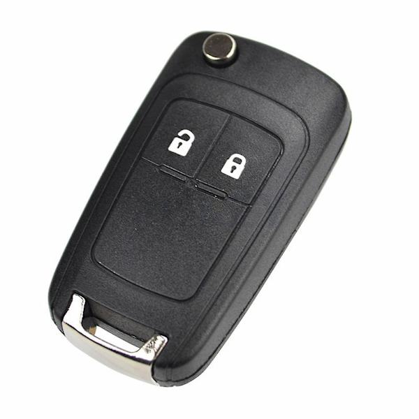2-knapps Fjärrkontroll Nyckelskal för Opel Adam Astra J Insignia Mokka Zafira C Corsa Cascada Meriva Karl