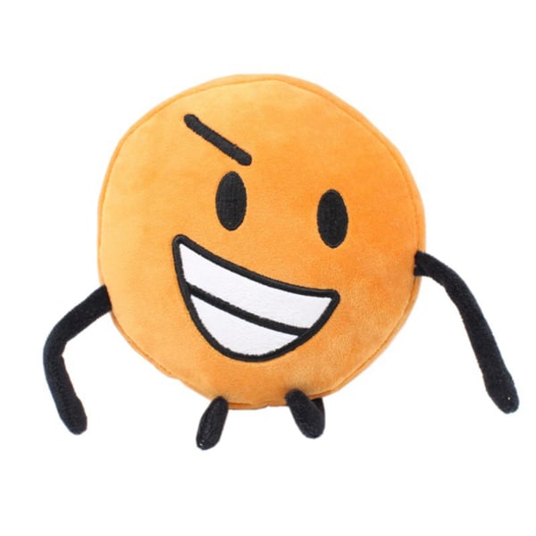 Battle For Dream Island Plys, sød tegneserie Mini Bfdi Plys Bladblomst Firey Teardrop Små bløde udstoppede dyr Plys dukkegaver til drenge 3-6 år gold coin