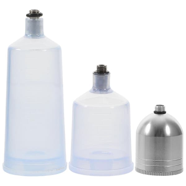 3st Glasfärgflaskor Airbrush Färgförvaringsflaskor Dispenseringsflaskor